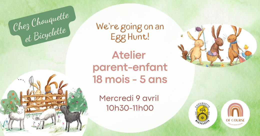 Atelier parent-enfant en français et en anglais - vacances de printemps à Nantes