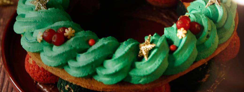 Atelier pâtisserie - Couronne de Noël 