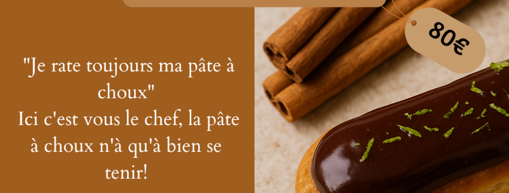 Atelier éclairs au chocolat créole