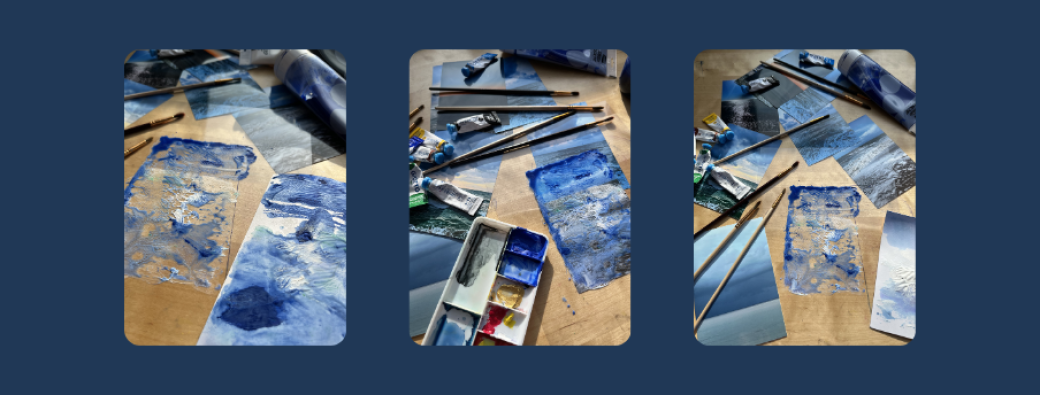 Atelier peinture avec Leila Garfield