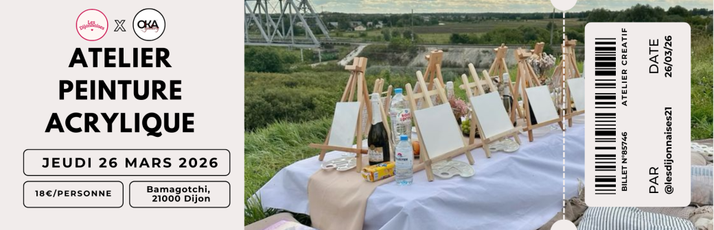 Atelier créatif : peinture acrylique