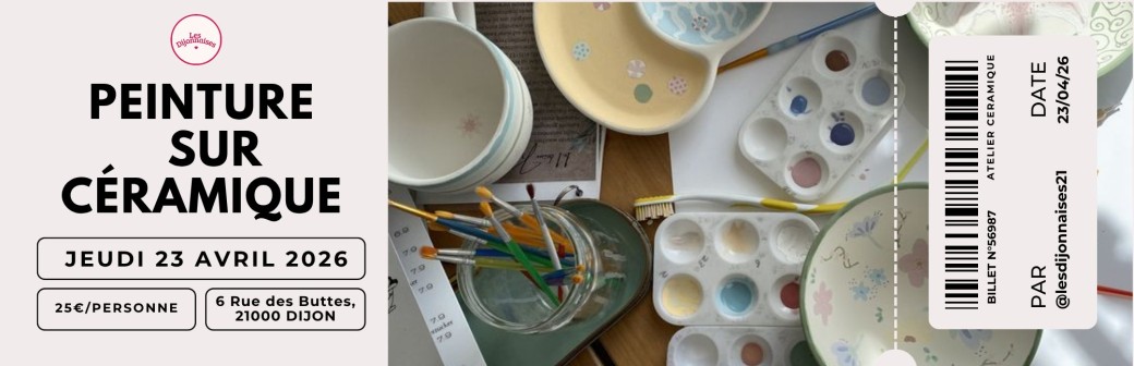 Atelier peinture sur céramique