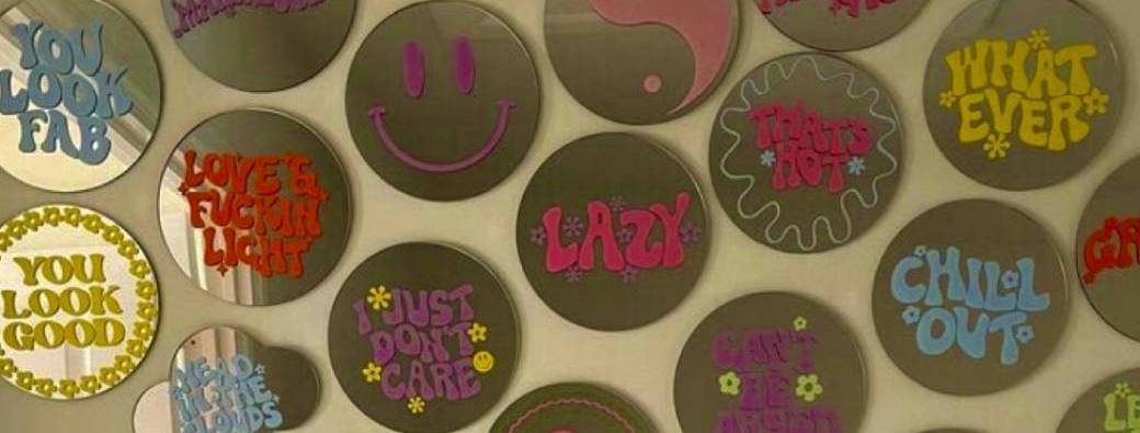 Atelier peinture sur miroir