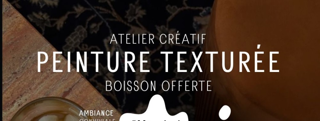 Atelier peinture texturée x Café The Sweet Sip