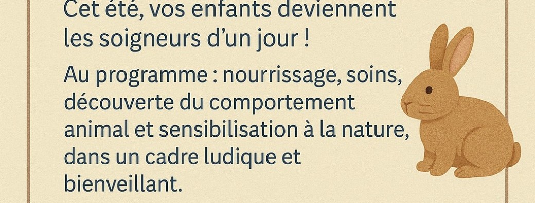 Atelier Petit soigneur dès 4-5 ans