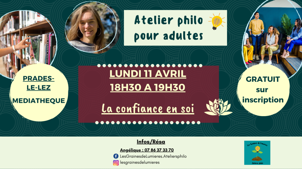 Atelier philo pour les adultes Prades-Le-Lez