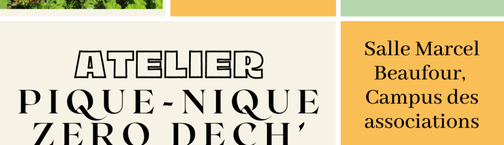 Atelier Pique-nique Zéro Déch'