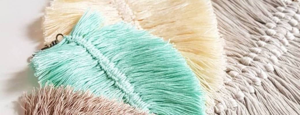 Atelier: plume en macramé