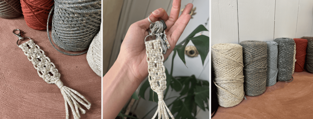 Atelier porte-clés en macramé
