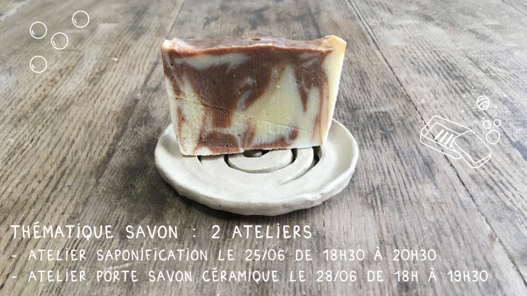 Atelier porte savon céramique