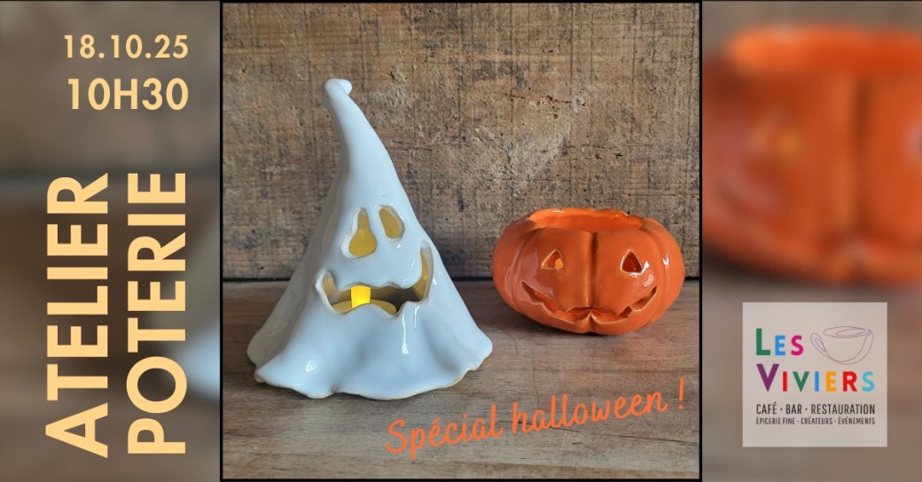 Atelier poterie spécial halloween