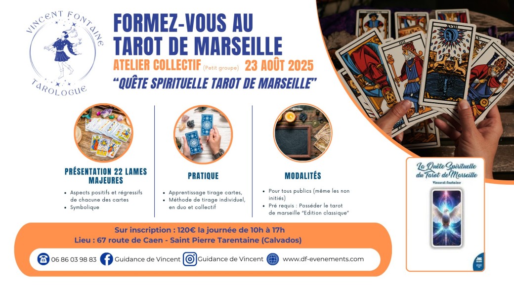 atelier quete spirituelle du tarot de marseille (août)