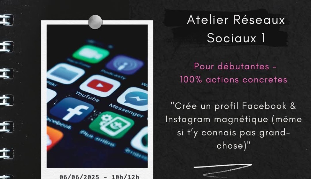 Atelier réseau sociaux niveau 1