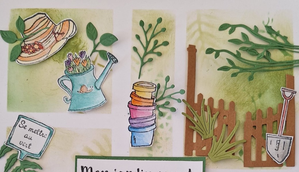 Atelier scrapbooking Moodboard thème jardin, Adultes