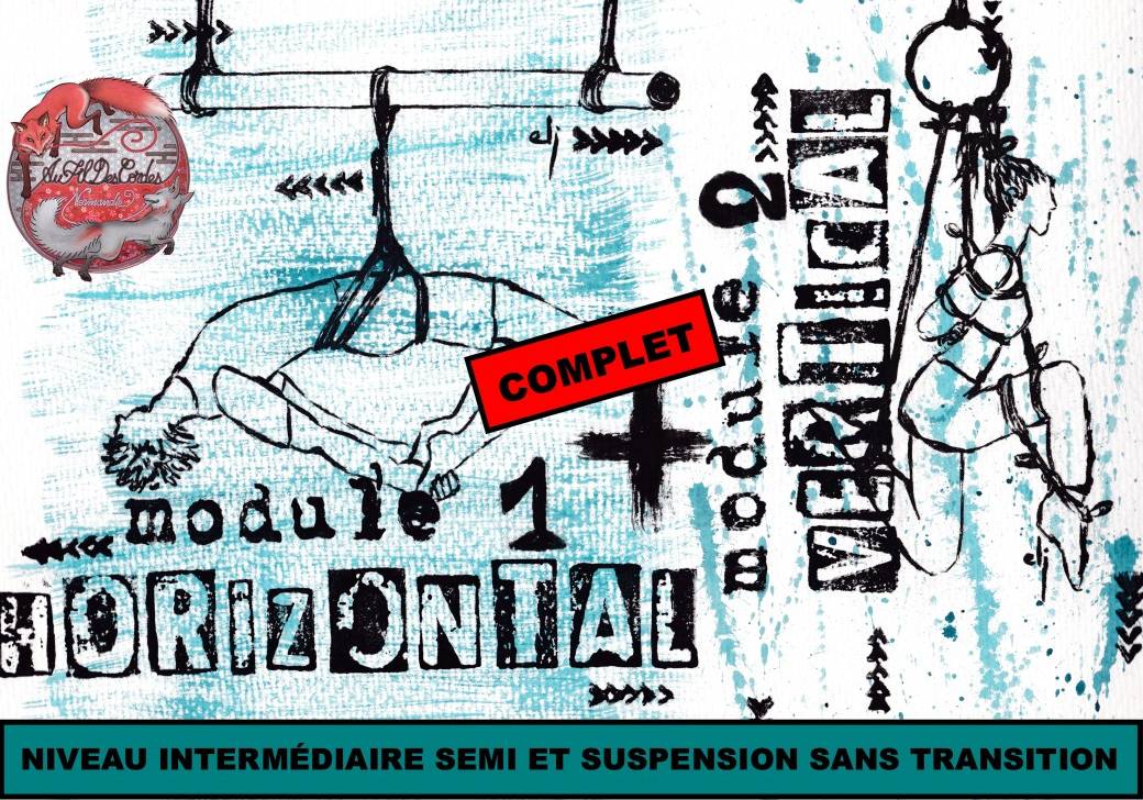 [COMPLET] Atelier Shibari "Pratiquer la semi et la suspension" (niveau inter suspension) - ROUEN -