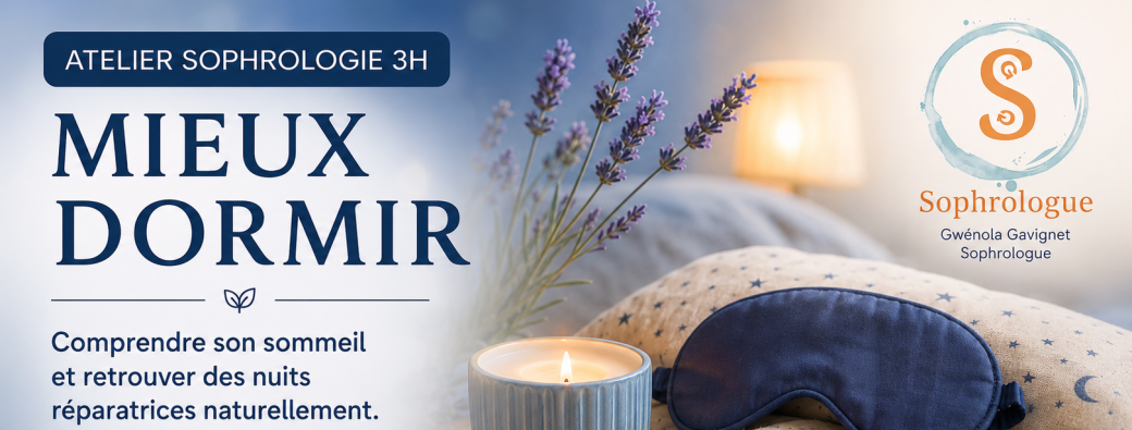Atelier Sophrologie 3h : Mieux dormir
