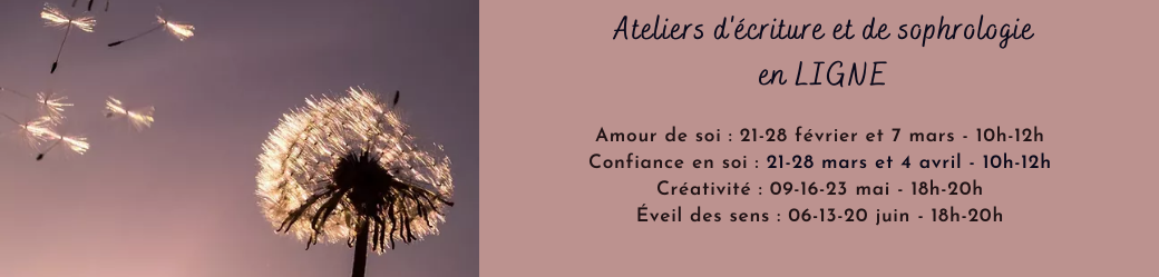 Atelier sophrologie-écriture Atelier sophrologie-écriture