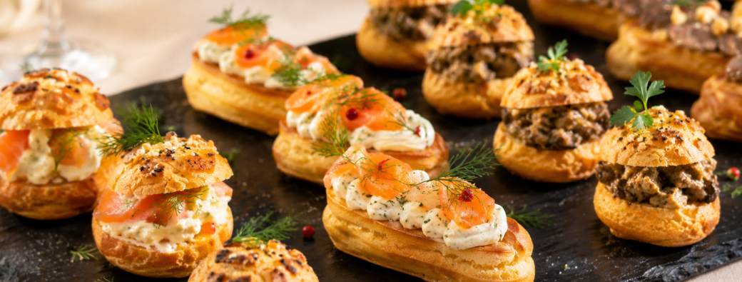 Atelier spécial adultes 3h - Choux & Éclairs de fête – L'apéritif en version gastronomique