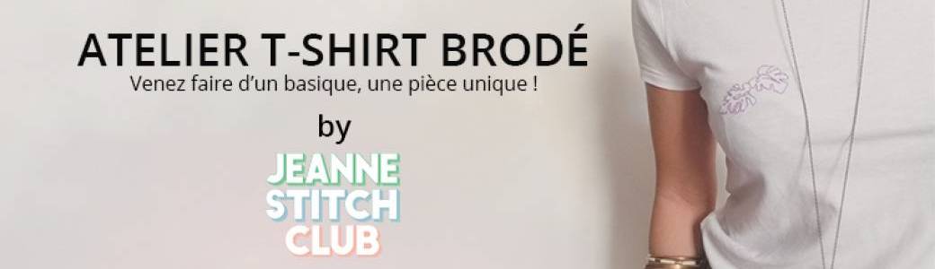 Atelier broderie sur T-shirt