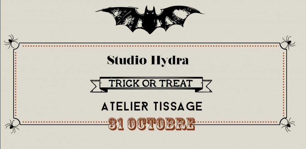 Atelier tissage HALLOWEEN Enfant ( dès 6 ans)  31.10/ La Condition Publique / 