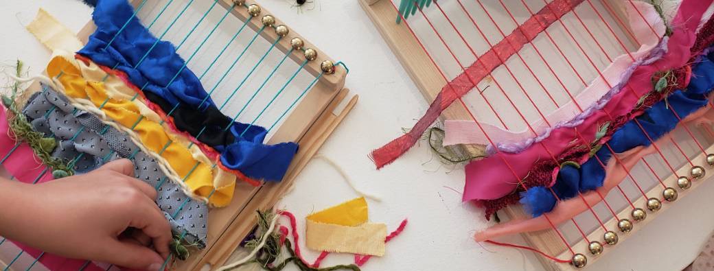 Atelier tissage parent/enfant 