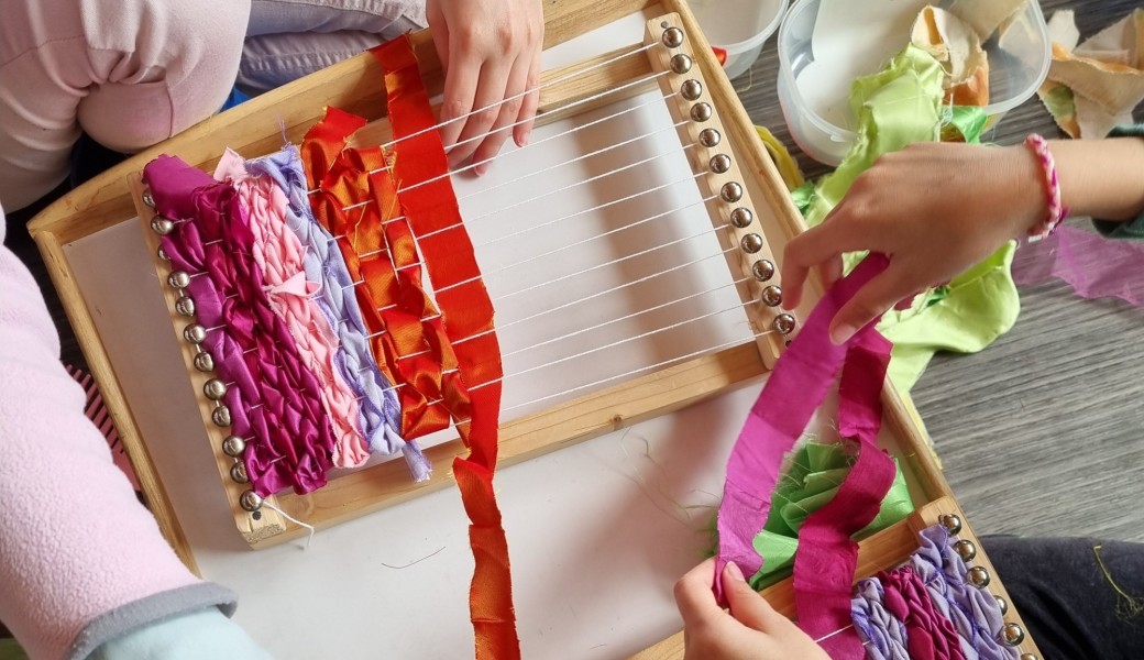 Atelier tissage parent/enfant 