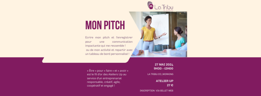 ATELIER UP - Mon Pitch
