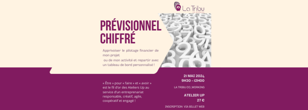 ATELIER UP - Prévisionnel chiffré