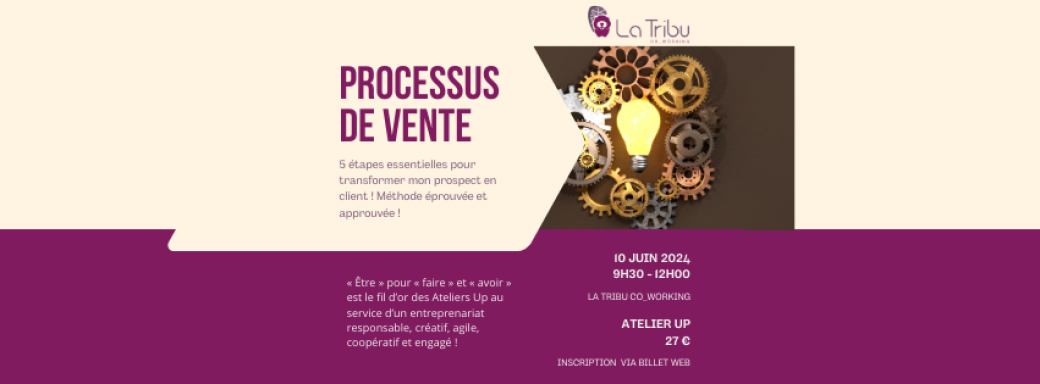 ATELIER UP - Processus de vente