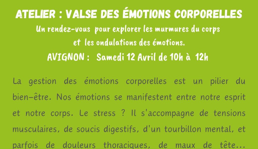 Atelier  Valse Des Émotions Corporelles 