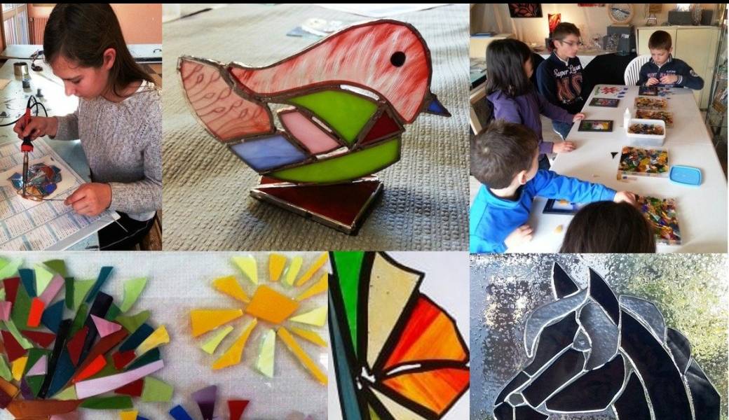 Atelier VERRE pour enfants ados et adultes MILLY LA FORET essonne