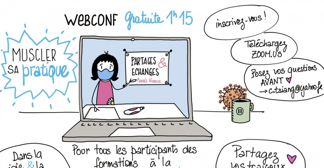 Atelier - Webconf Gratuit ! Partage de pratique Facilitation Graphique