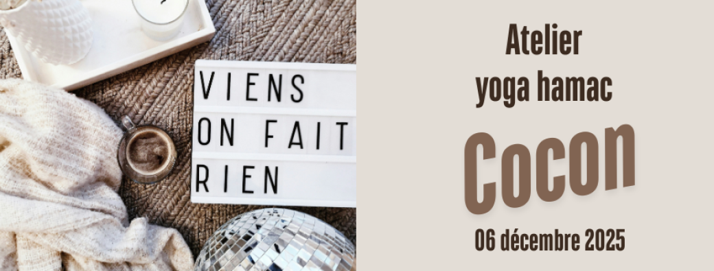 atelier yoga aérien COCON