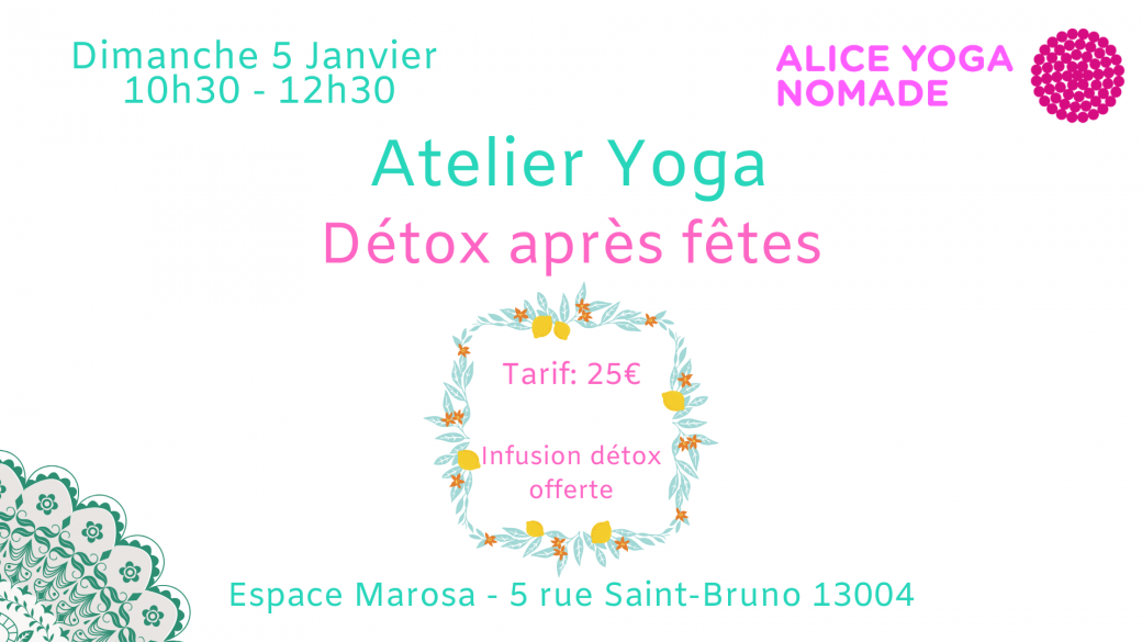 Atelier Yoga - Détox d'après fêtes