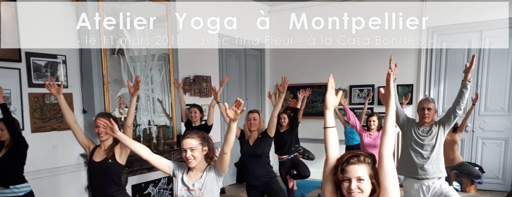 Atelier Yoga mars - Tina Fleur - Montpellier
