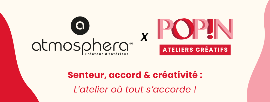 Atelier ATMOSPHERA • Bougie signature x POPIN