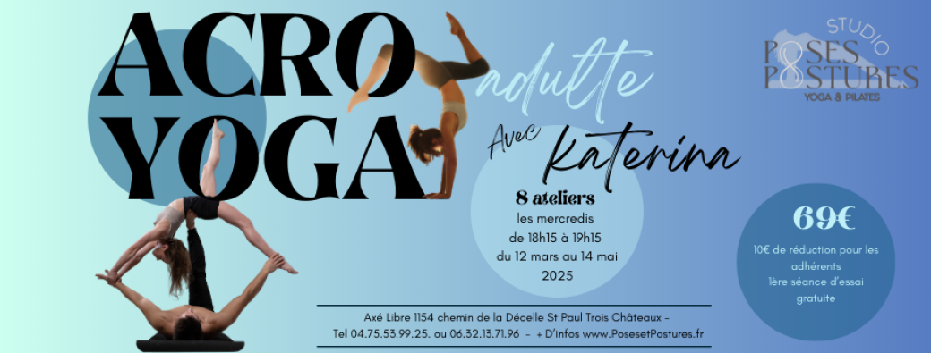Ateliers Acro Yoga Adultes 