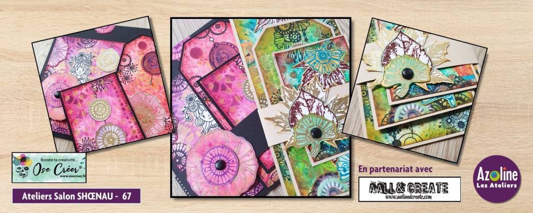 Ateliers sur le SALON OSE CREER - Schœnau 67.