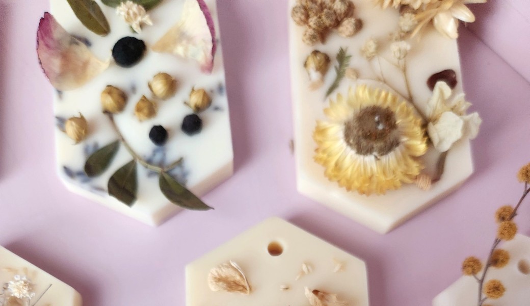 Ateliers cire: bougie ou galets et fondants parfumés