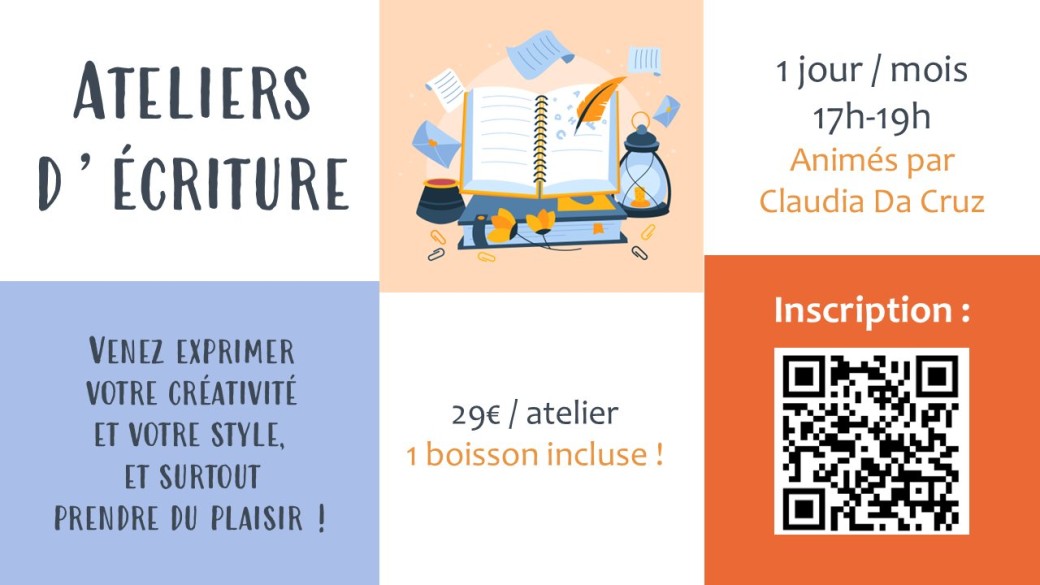 Ateliers d'écriture à Chaponost