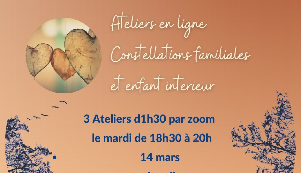 Ateliers en ligne constellations et enfant intérieur