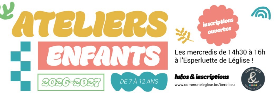 Ateliers enfants 7-12 ans