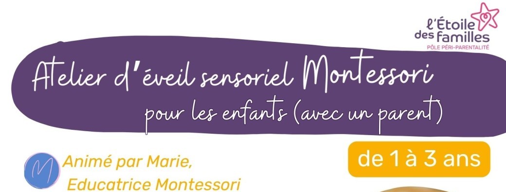 Ateliers Montessori enfants ou parents/enfants