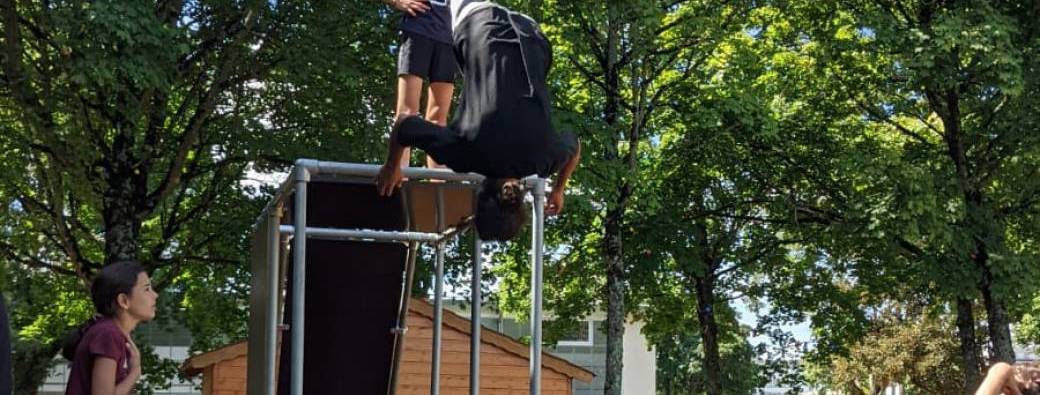 1h d'atelier parkour 8-12 ans
