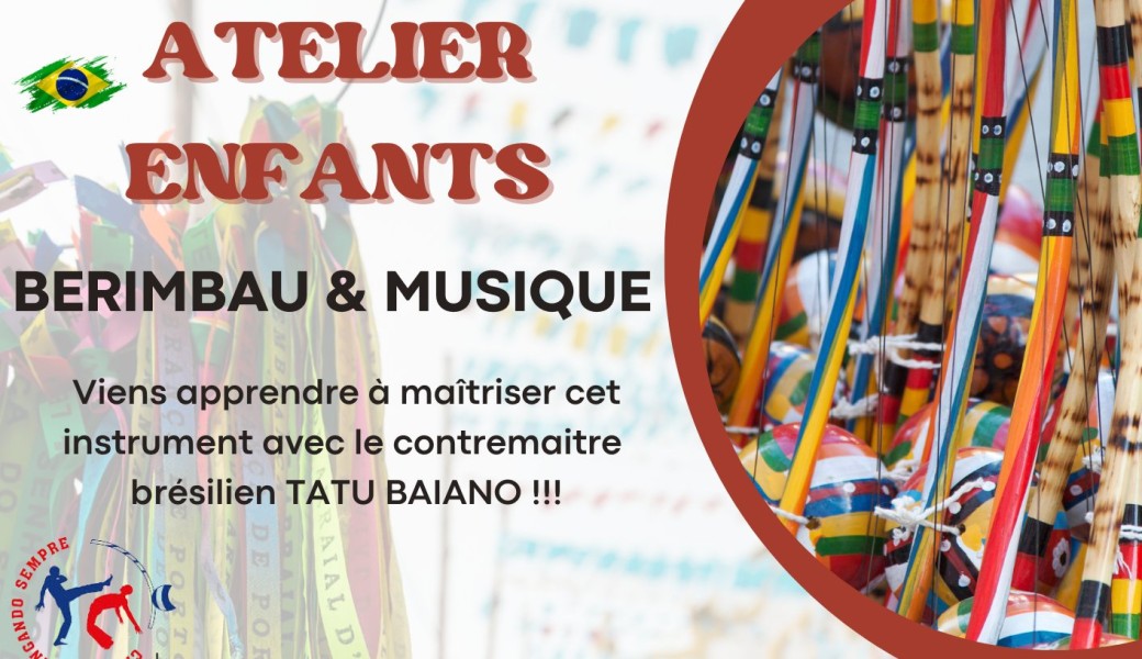 Ateliers percussions brésilienne pour enfants 