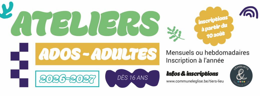 Ateliers ados-adultes récurrents