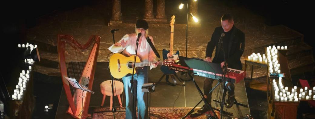 Au fil des mots, concert à la bougie