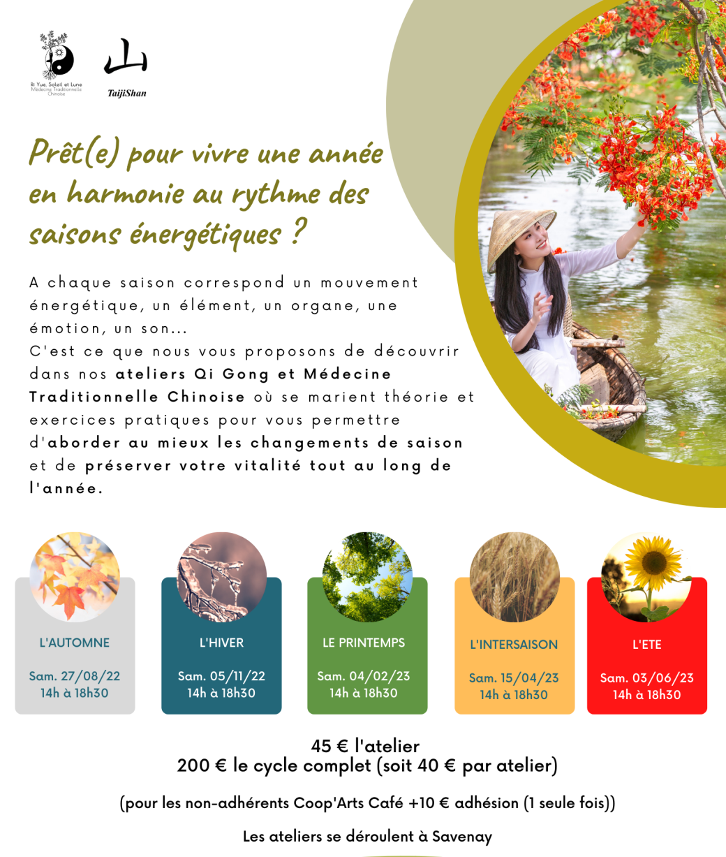 Tickets : Au rythme des saisons énergétiques -Eté - Billetweb