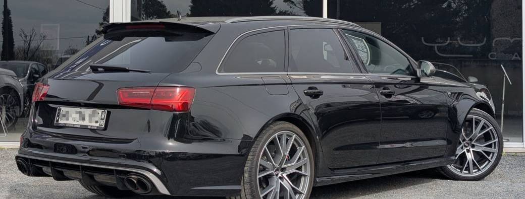 D 7 : Audi RS6 C7 ABT 650ch noire (2 passagers maxi/baptême)