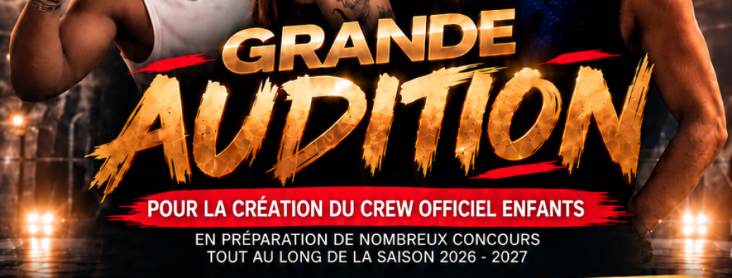GRANDE AUDITION - CREW OFFICIEL ENFANTS I PACIFIC SCHOOL